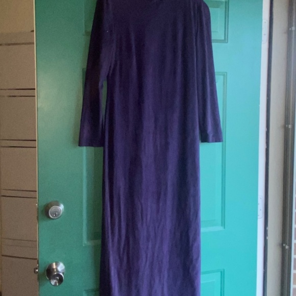 David Warren size 4 maxi dress eggplant color - Picture 5 of 5